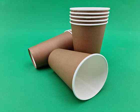 Стакан картонний 400 (12oz) "KRAFT Маестро (50 шт.) Харків