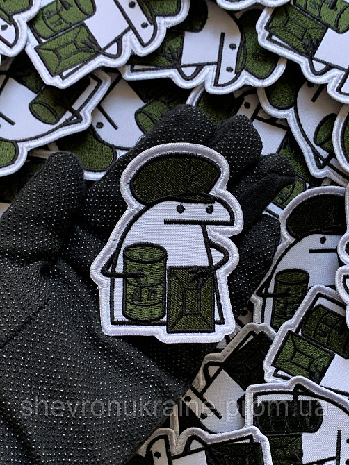Шеврон флорк снабженець (Форма контурна. На липучці) Розмір 8x6см Київ - фото 6