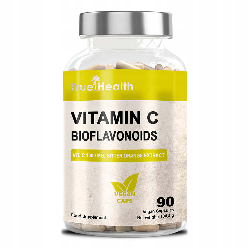 Витамин С True Health Vitamin C Bioflavonoids 1000 мг 90 капсул Луцк - изображение 1