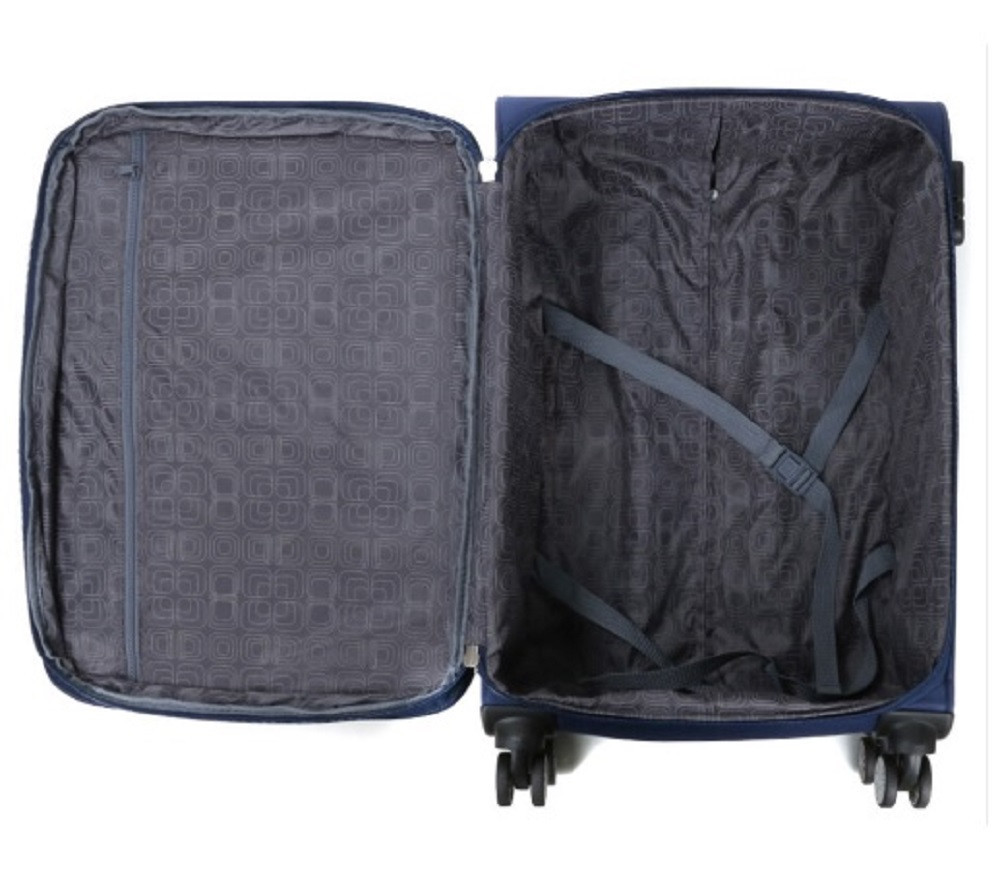Чемодан тканевый MADISSON 35703 средний 67 см синий 4 колеса Киев - изображение 8