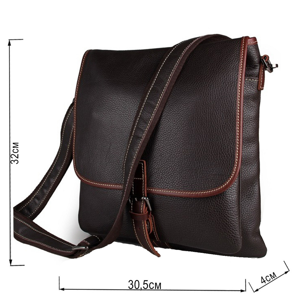 Сумка чоловіча Чорна (Vintage) Київ - фото 7