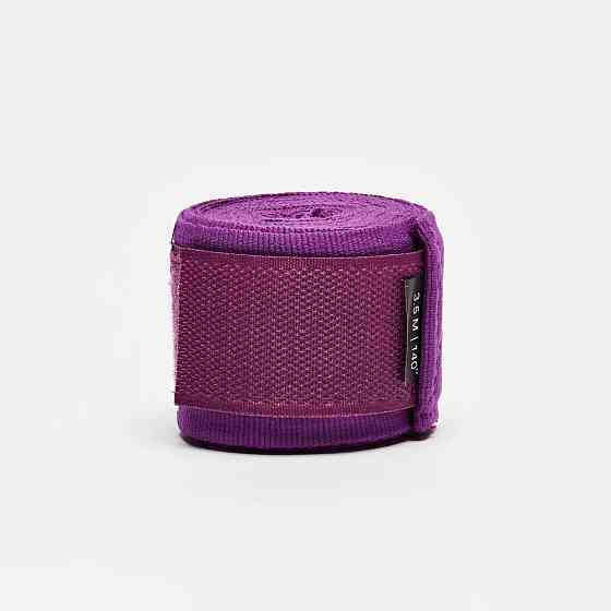 Бинти для боксу Leone AB705 Purple 3.5m Каменское