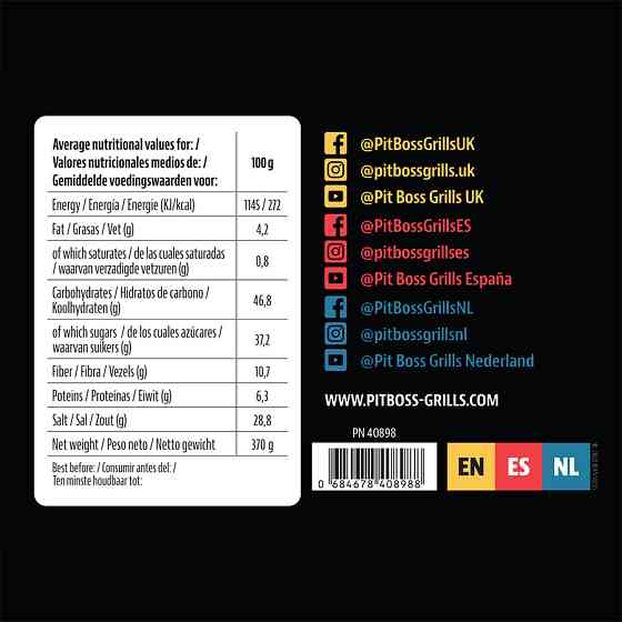 Суміш спецій Pit Boss Sweet Heat Rub для яловичини, свинини і птиці 370 гр 40986 Код: 012609 Рівне