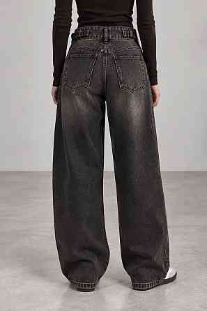 Джинси жіночі It’s Basic 2961-2W6-62 WIDE LEG baggy з регулюванням пояса коричневі, коричневий, 36, 36, 74 см, 101 см Київ