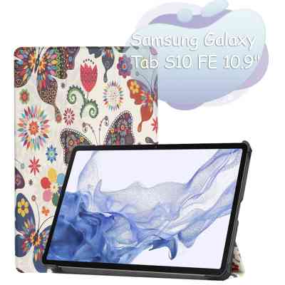 Чехол для планшета BeCover Smart Case Samsung Galaxy Tab S10 FE (SM-X520/SM-X526) 10.9" Butterfly (713283) Винница
