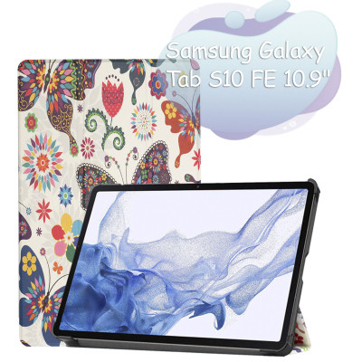 Чехол для планшета BeCover Smart Case Samsung Galaxy Tab S10 FE (SM-X520/SM-X526) 10.9" Butterfly (713283) Винница - изображение 1