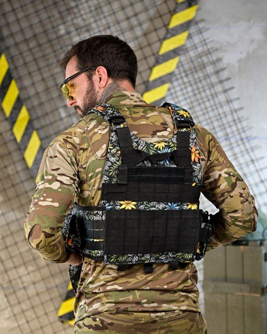 Плитоноска 4 быстрых сброса с напашником NETFLIX VTM   ПП4638 Одесса - изображение 3