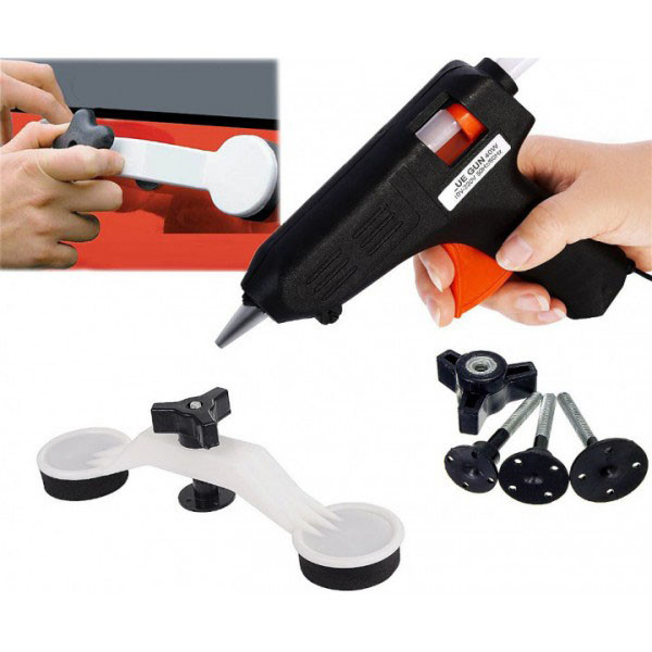 Инструмент для удаления вмятин на авто Clefers Pops-a-Den- Рихтовка Своими Руками - Клей, Пистолет, Присоска в комплекте HV-17 Львов - изображение 9