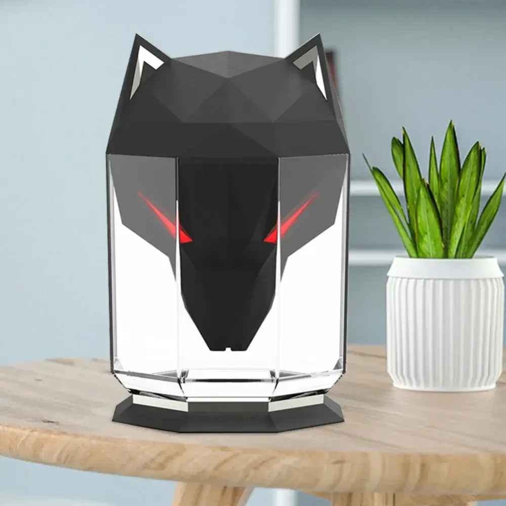 Белый Увлажнитель воздуха портативный WOLF Air Humidifier, аромадиффузор электрический с резервуаром для эфирного масла, ультразвуковой, 650 мл Коломыя - изображение 2