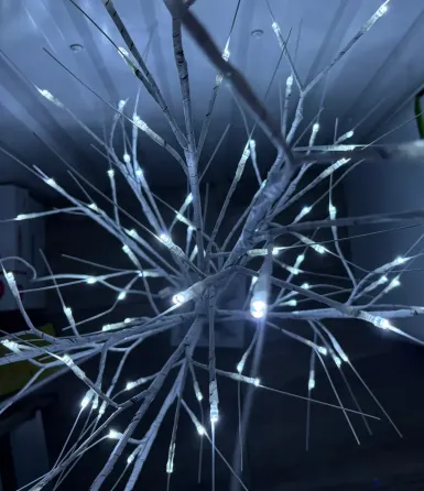 Гирлянда-дерево 1,5м 100 LED ламп белый свет для праздничного декора, TREE-1-5-W Одесса