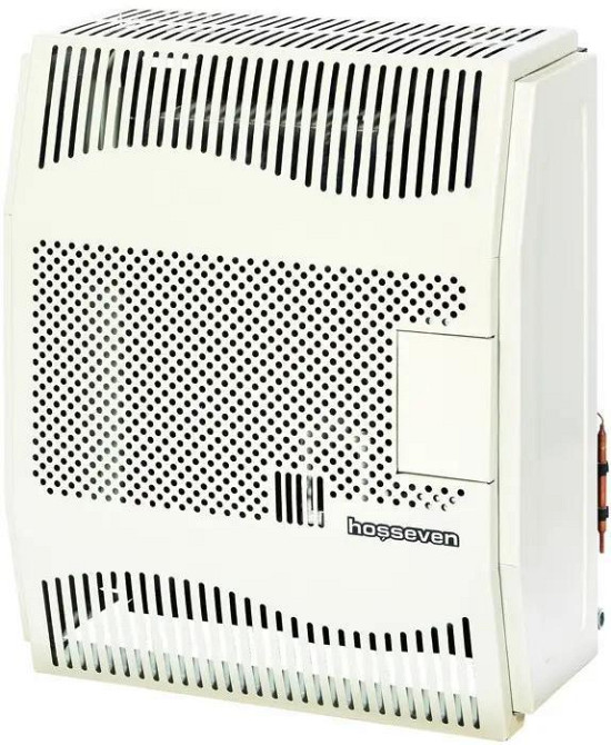 Газовий конвектор Hosseven HDU-5 з сталевим теплообмінником обігрівач 5 кВт до 50 м2 з італійською автоматикою EuroSit + димохід Тернопіль - фото 2