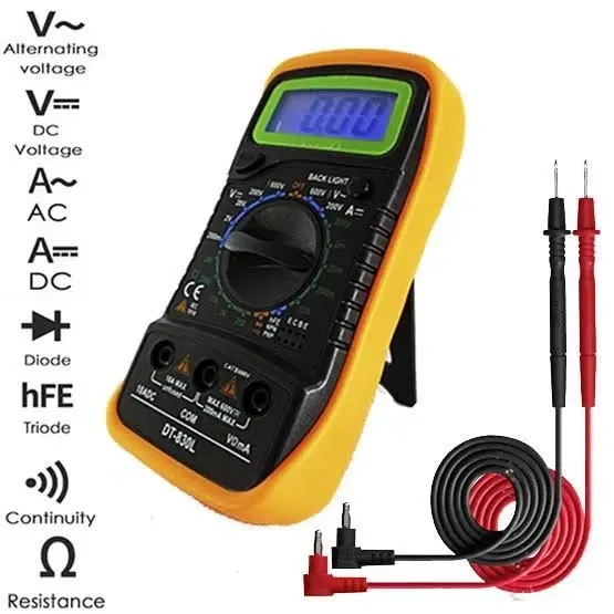 Мультиметр Digital DT-830L 3469 Київ - фото 7