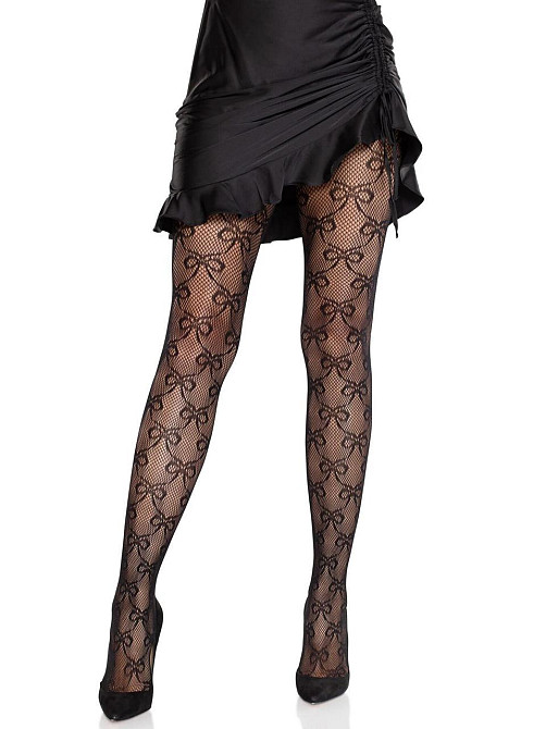 Колготки Leg Avenue Bow Net Tights One Size Sex Aura Киев - изображение 1