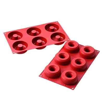 Форма для выпечки Silikomart Donuts d 75-25 mm h 28 mm (Donuts) Винница