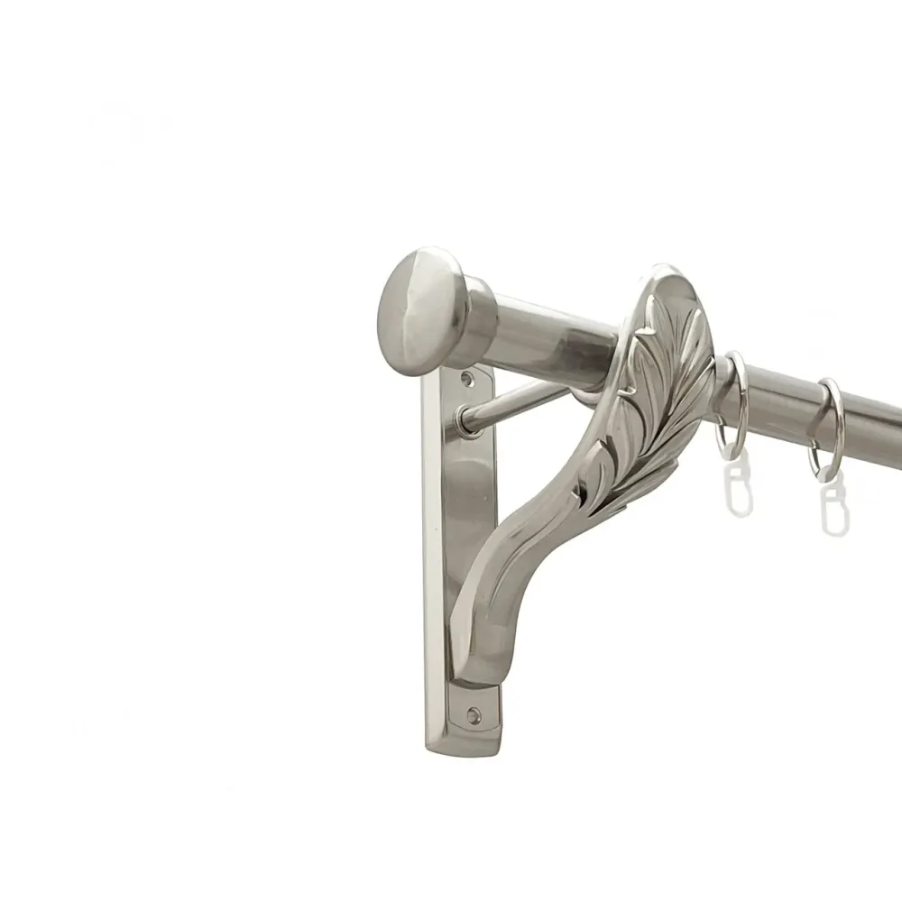 Карниз Orvit Дуо металевий однорядний ретро гладка труба кільце металеве Нержавіюча Сталь 25 мм 160 см (00-00021543) Львів - фото 1