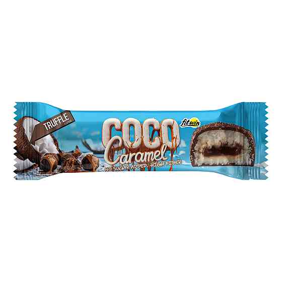 Энергетические батончики Fitwin Coco Caramel 20x40g Трюфель Киев