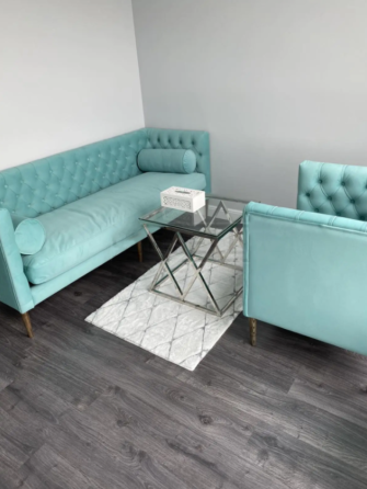 Журнальний столик ZEGNA B прозоре скло/срібло 55X55 Киев