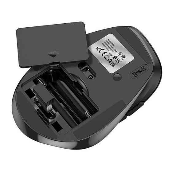 Миша бездротова Hoco GM24 Mystic six-button dual-mode business mouse, колір чорний 6931474799432 Одеса