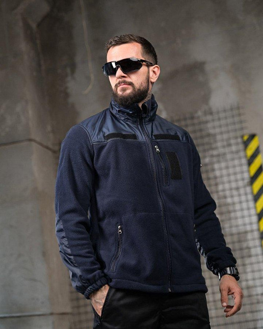 Тактическая флисовка DETROID  синяя ПП4747 Одесса - изображение 3