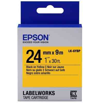 Стрічка для принтера етикеток Epson LK6YBP (C53S656005) Вінниця