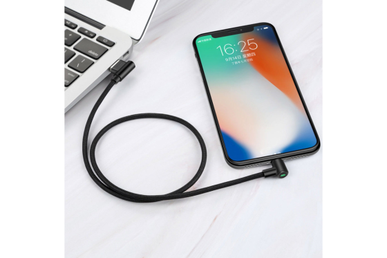 Кабель зарядний USB-A Lightning MCDODO 90° 50см Луцьк