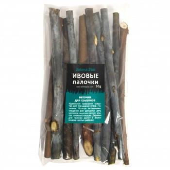 Гілочки верби для гризунів 50г Zelena Zoo Зміїв - фото 1