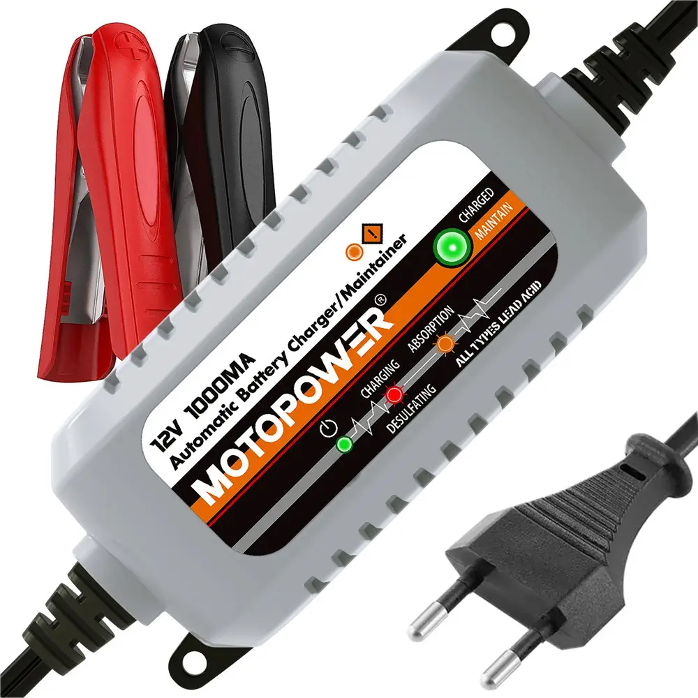Автоматичний зарядний пристрій для акумуляторів MOTOPOWER MP00205B 12V 1A (товар з вітрини) Луцьк - фото 2