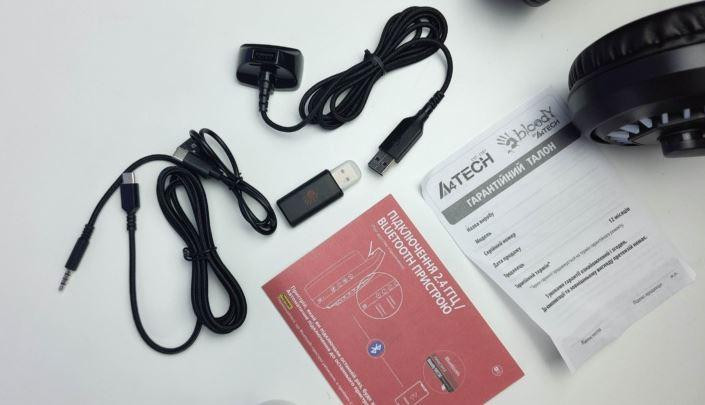 Bluetooth-гарнітура A4Tech Bloody GR230 Black Чорний Харків - фото 7