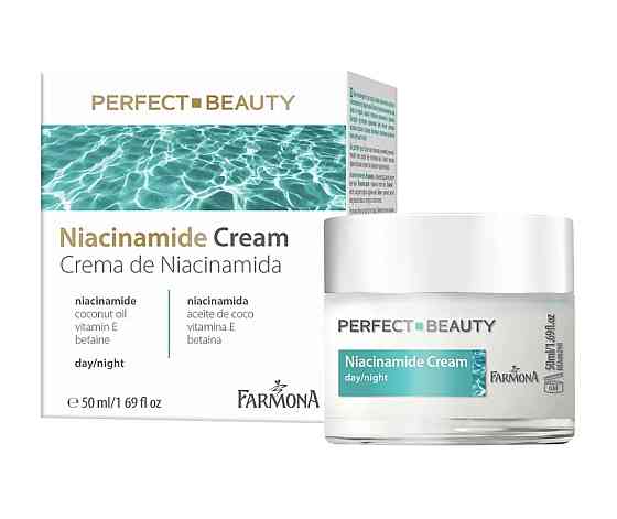 Увлажняющий крем от морщин с ниацинамидом День/ночь Perfect Beauty Farmona 50 мл Винница