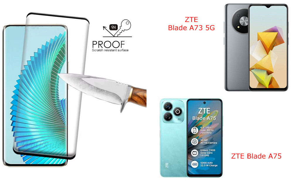 Захисне скло HyperGlass Pro для ZTE Blade A73 5G, Blade A75 – максимальна чутливість та захист Київ - фото 1