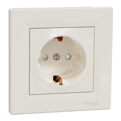 Розетка Schneider Electric ASFORA со штор. крем (EPH2900223) Вінниця - фото 2