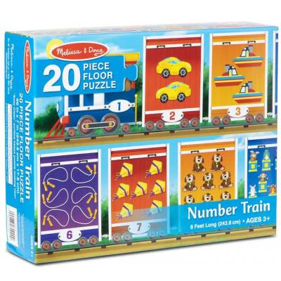 Пазл Melissa&amp;Doug Мега "Номери вагонів", 20 елементів (MD31000) Вінниця - фото 4