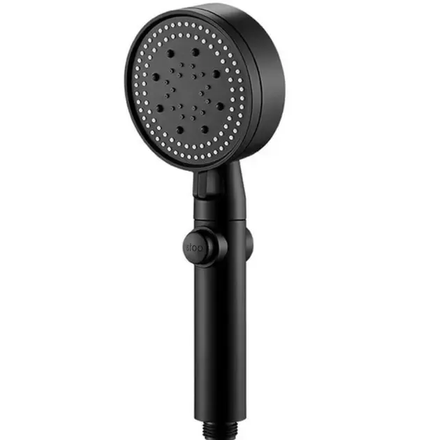 Насадка лейка для душа высокого давления 4 режима с кнопкой включения SHOWER AA1-4 Коломия - фото 1