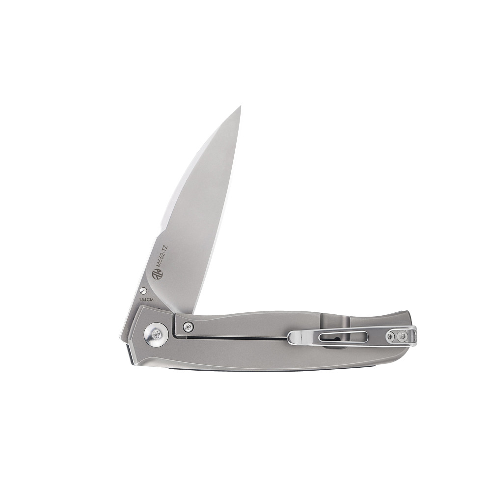 Ніж складаний кишеньковий Ruike M662-TZ, (7.4 см) steel 154СМ / TC4 (титан) + G10 чорний Київ - фото 6