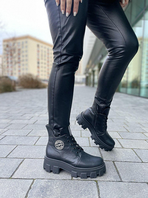 Жіночі черевики ARLETT чорні натуральна шкіра 36-41 (5342) Коломыя - изображение 8