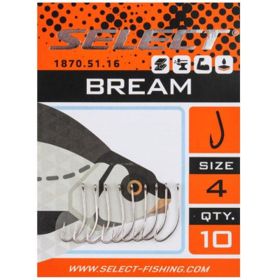 Крючок Select Bream 12 (10 шт/уп) (1870.51.12) Вінниця - фото 2