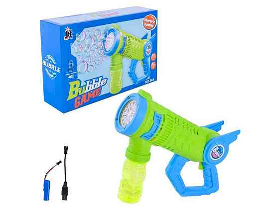 Мыльные пузыри арт.566 пистолет, салатовый, аккумулятор ТМ 7TOYS Киев