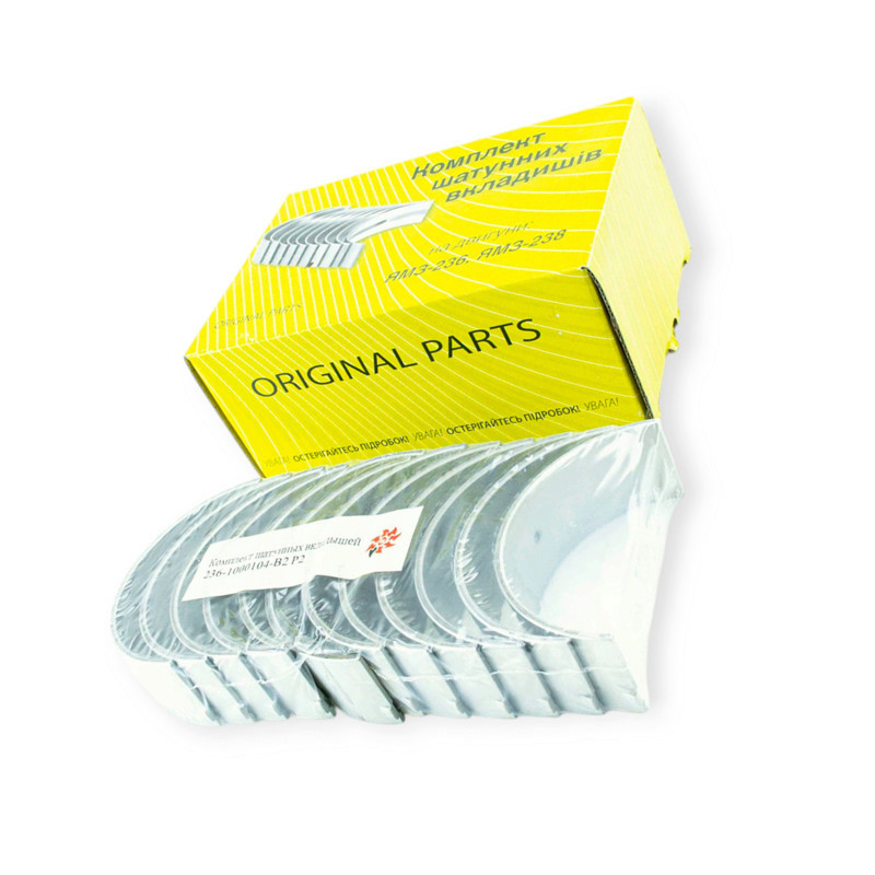 Вкладиші колінвалу ЯМЗ 236 Р2 шатунні Мукачево - фото 1