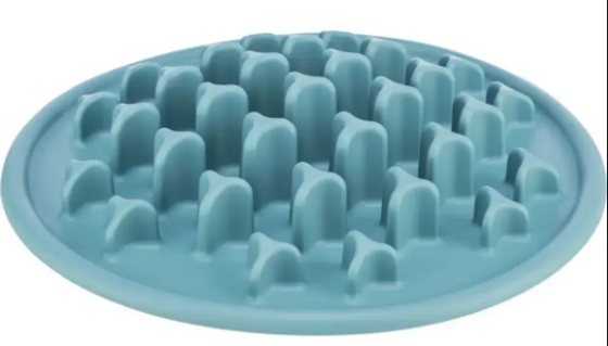 Миска-коврик для собак Trixie Pillars для медленного кормления 35 см голубой Винница