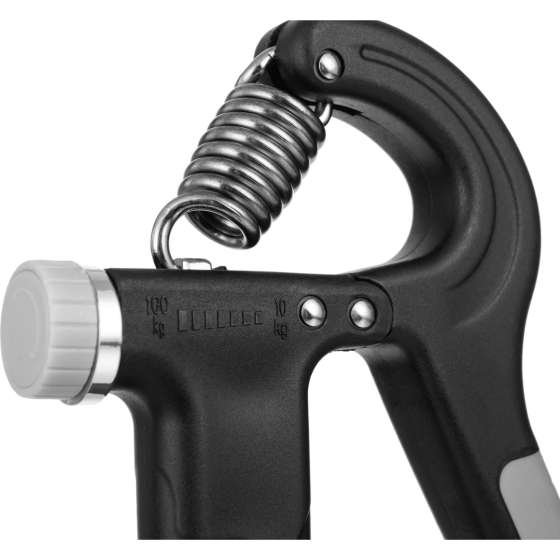 Еспандер регульований Gymtek 10-100кг з лічильником чорний Киев