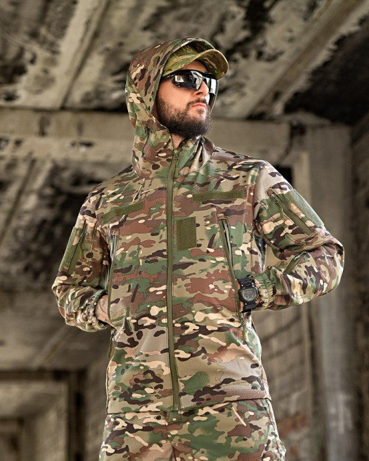 Тактический костюм софтшел sofftshel  мультикам AURA  ВТ0476 Одесса - изображение 5