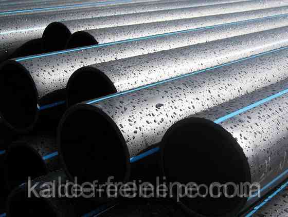 Труба из полиэтилена ПЭТ Акватех д.50 PN6 чёрн/син (100) Харків