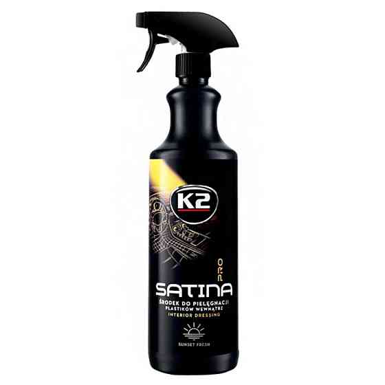 Засіб для догляду за панеллю приладів та пластиковими деталями K2 Satina Pro захід сонця 1л Львів