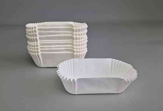 Тартолітка для чизкейка П8 Прямокутна біла (35х80х30) (100 шт.) (1 уп.) Харків