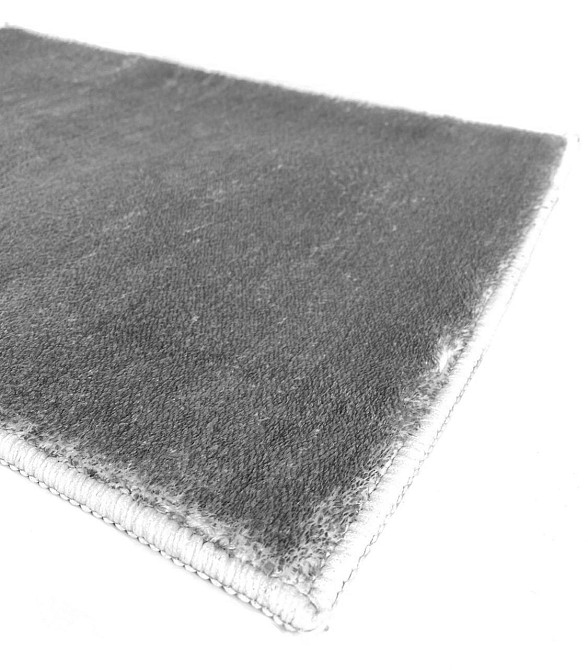 Коврик для ванны и душа размер 60*40см, мягкий прорезиненный коврик, в сером цвете Каменец-Подольский - изображение 2