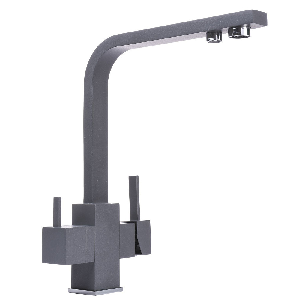 Змішувач для кухні під осмос Globus Lux LAZER GLLR-0111-3-TITANIUM Луцк - изображение 1