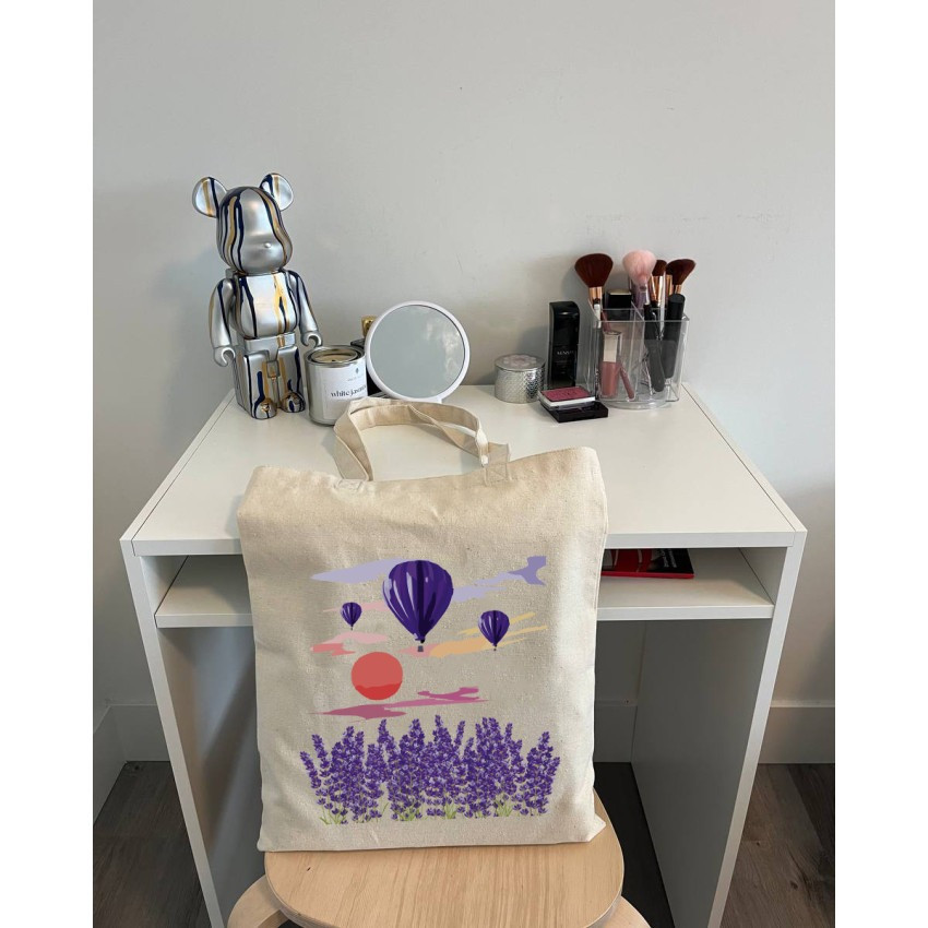 Екошопер BookOpt BK4066 "Навколо світу на повітряній кулі" бежевий Київ - фото 3