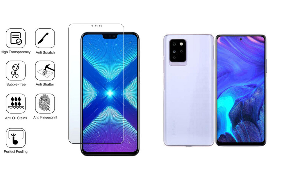 Защитное стекло NeoGlass для Infinix Note 10 Pro – ультрапрозрачное и устойчивое Киев - изображение 4