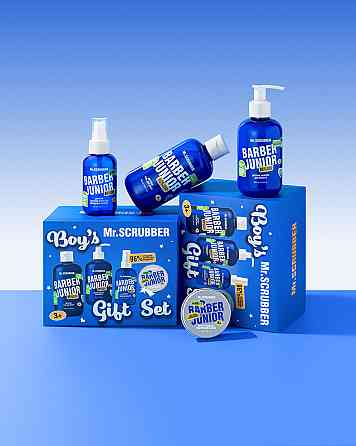 Детский подарочный набор Barber Junior Boy’s Gift Set Mr.SCRUBBER Черновцы