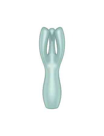 Кліторальний вібратор Satisfyer Threesome 3 Mint з трьома пальчиками Sex Aura Київ